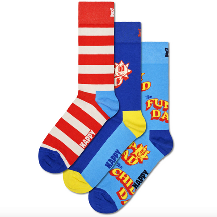 Happy Socks 3-Pack Father Of The Year Socks Gift Set