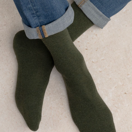 Bleuforet Jersey-Socken Wolle & Kaschmir