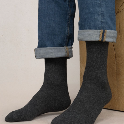 Bleuforet Jersey-Socken Wolle & Kaschmir