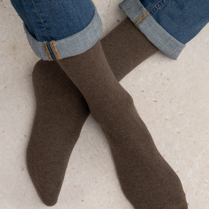 Bleuforet Jersey-Socken Wolle & Kaschmir