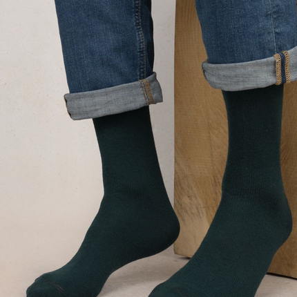 Bleuforet Jersey-Socken Wolle & Kaschmir