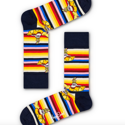 Happy Socks Beatles All On Board Sock