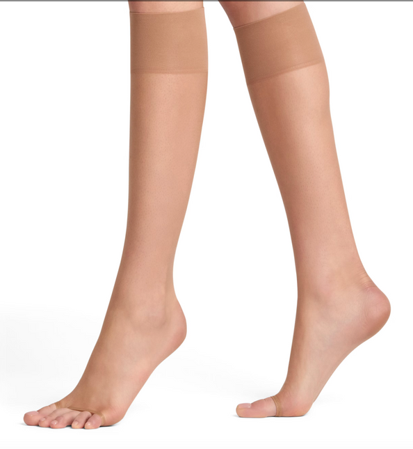 3 er Pack FALKE Shelina toeless 12 DEN Damen Kniestrümpfe