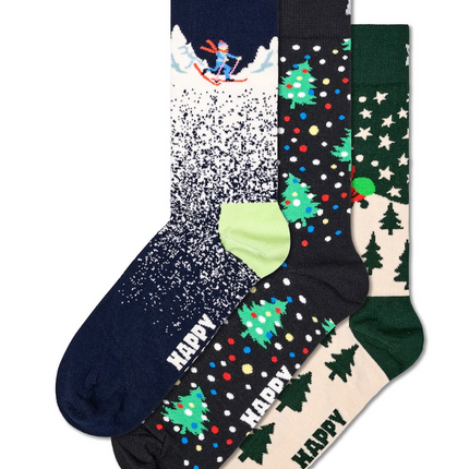 Happy Socks 3er Pack Christmas Sock