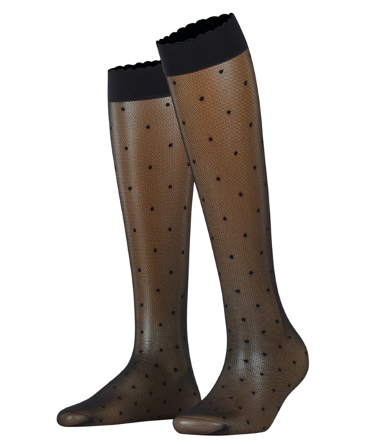 FALKE Dot 15 DEN Damen Kniestrümpfe
