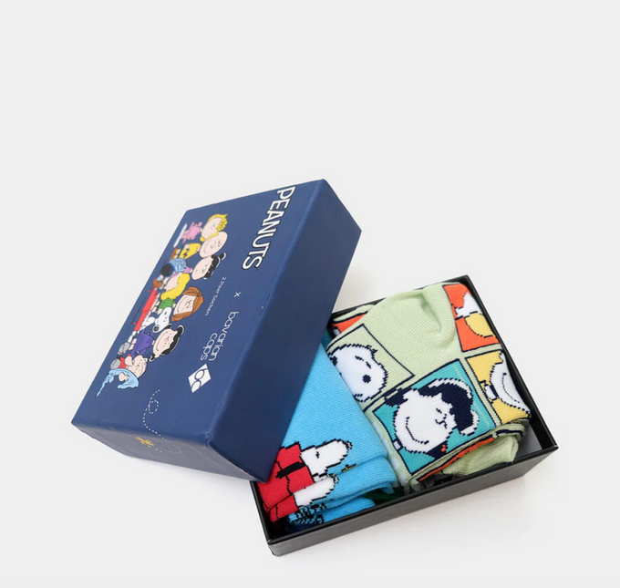 2er Sockenbox "Peanuts"