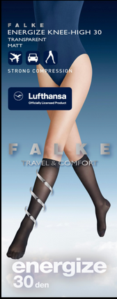 FALKE Energize 30 DEN Damen Kniestrümpfe