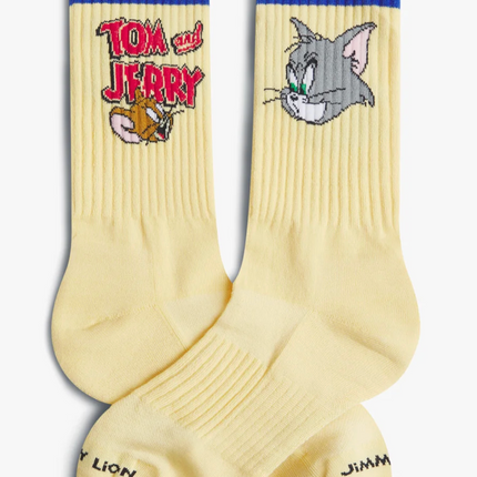 Athletic Tom and Jerry Heads Socks