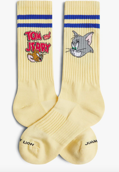 Athletic Tom and Jerry Heads Socks