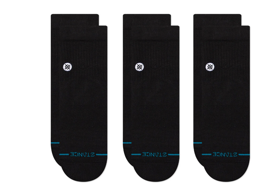 ICON QUARTER SOCKEN 3ER PACK