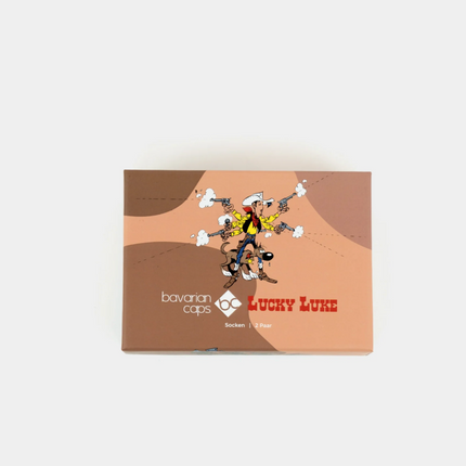 Bavaria Cap 2er Sockenbox "Lucky Luke"