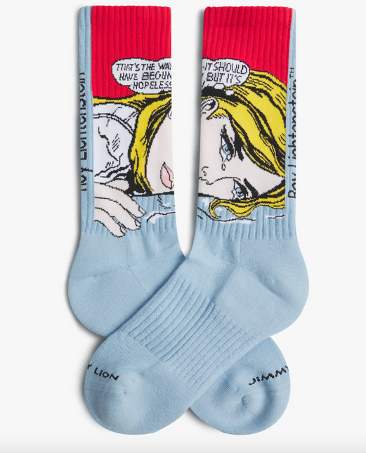 JIMMY LION ATHLETIC ROY LICHTENSTEIN HOPELESS