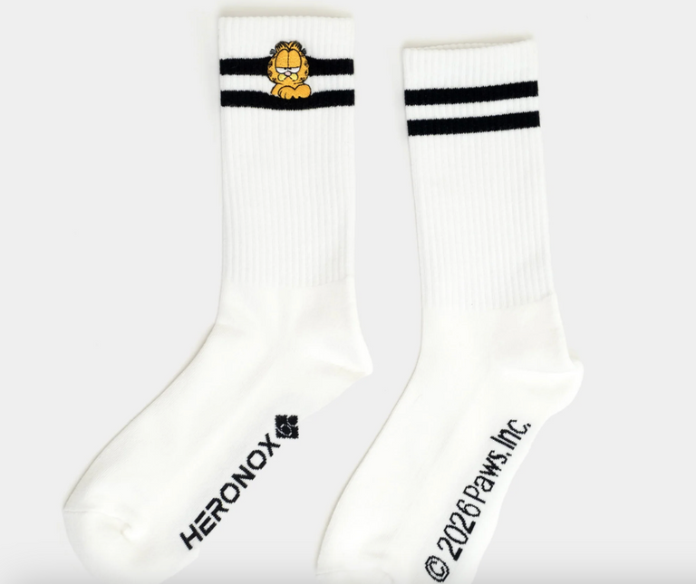 Sportsocken "Garfield: Monday Mood" - weiß