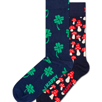 Happy Socks 2er Pack Big Luck Mushroom