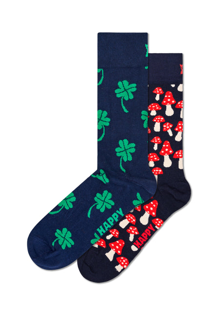Happy Socks 2er Pack Big Luck Mushroom