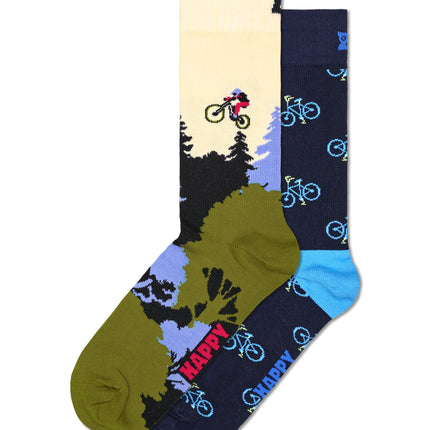 Happy Socks 2er Pack Bike/ Mountainbike Sock